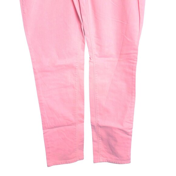 NY & Co Size 14 Jeans Womens Pink Denim Skinny Cotton/Spandex - Picture 7 of 14